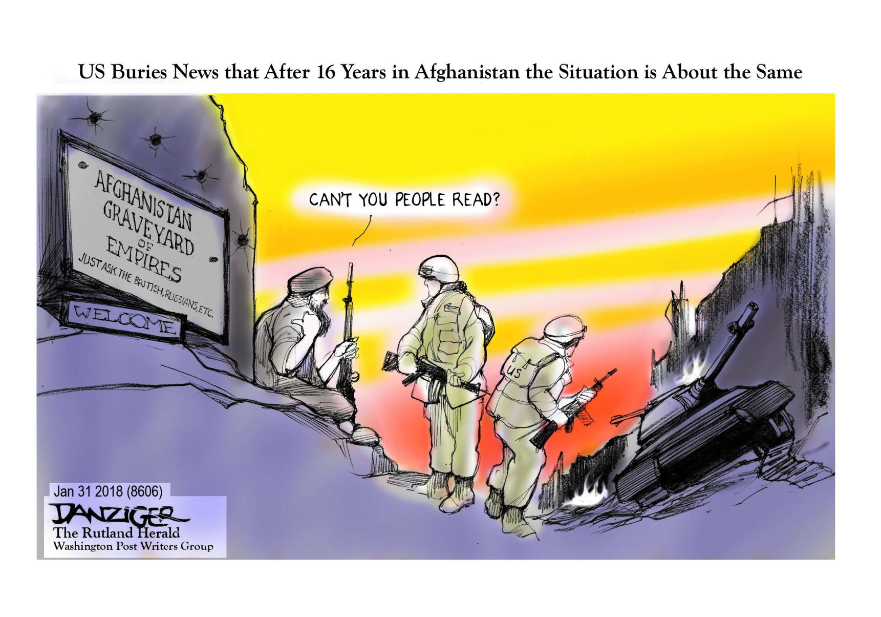 Jeff Danziger cartoon